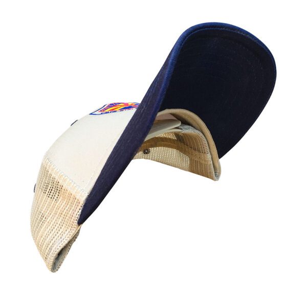 Hat – Desert Tan, mesh-back with blue bill