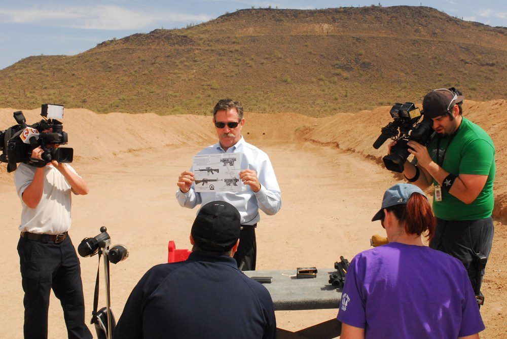 Instructor giving guidance and recorders recording the session