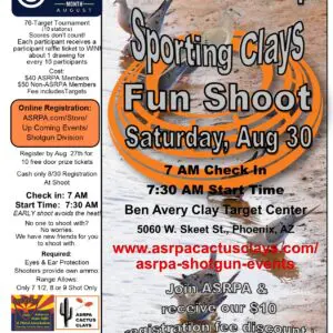 Dove Warm Up - ASRPA Cactus Clays Fun Shoot