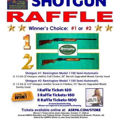 ASRPA Shotgun Raffle Tickets